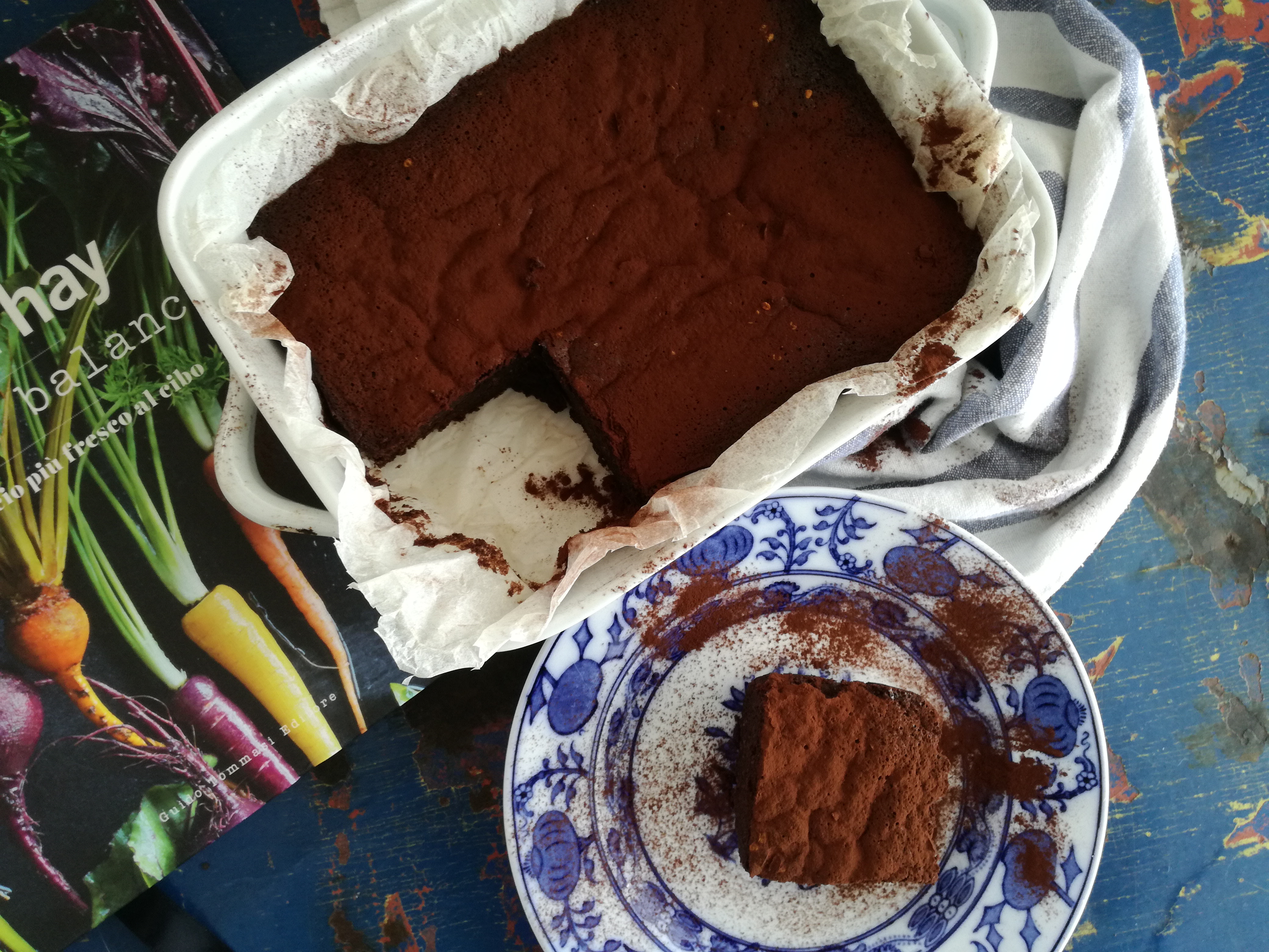 Torta Fudge al cacao senza farina