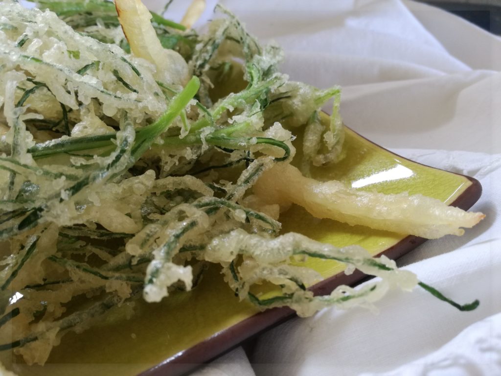 ricetta tempura originale di agretti
